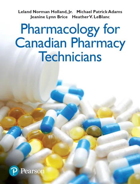 Pharmacology for Canadian Pharmacy Technicians cover