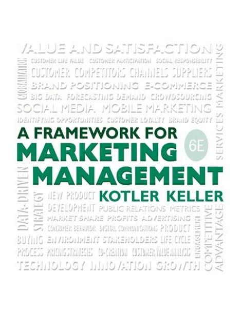 Framework for Marketing Management cover