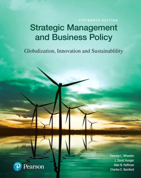 Strategic Management and Business Policy cover