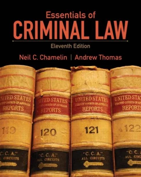 Essentials of Criminal Law cover