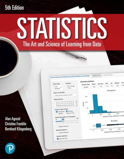 Statistics: The Art and Science of Learning from Data cover