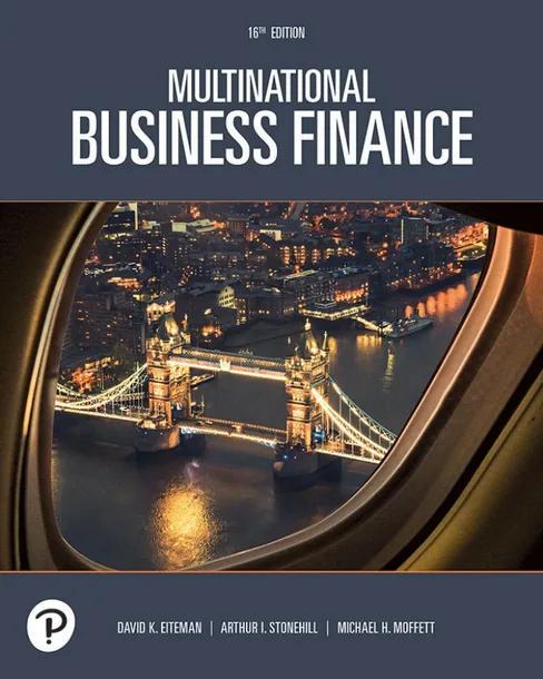 Multinational Business Finance cover