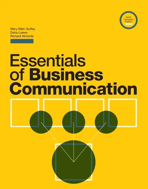 Essentials of Business Communication cover