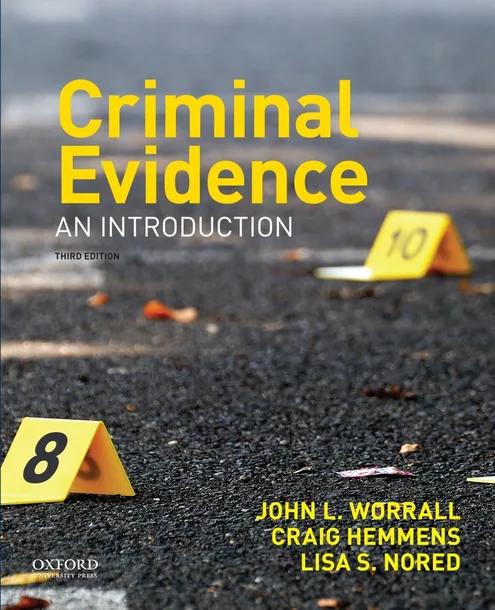 Criminal Evidence cover
