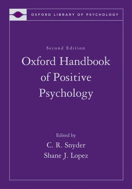 The Oxford Handbook of Positive Psychology cover