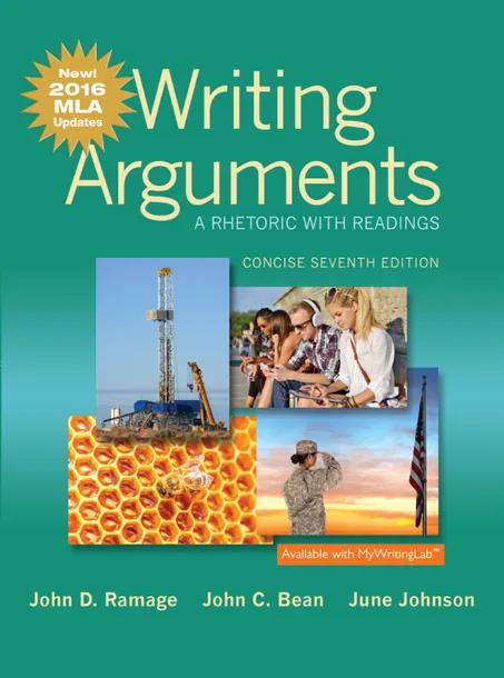 Writing Arguments cover