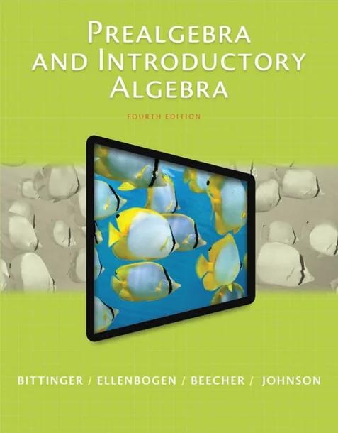 Prealgebra and Introductory Algebra cover