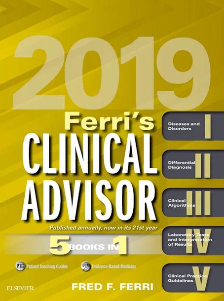 Ferri's Clinical Advisor 2019 - Electronic cover