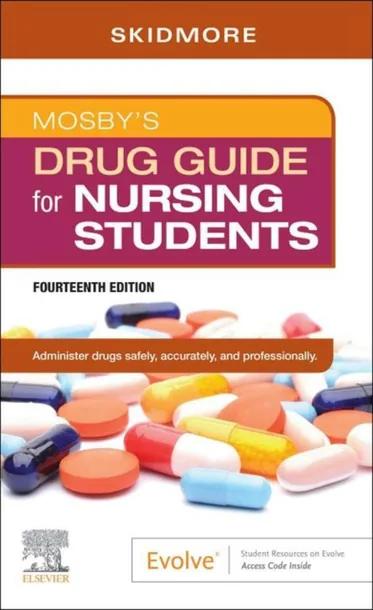 Mosby’s Drug Guide for Nursing Students cover