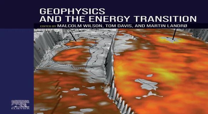 Geophysics and the Energy Transition cover