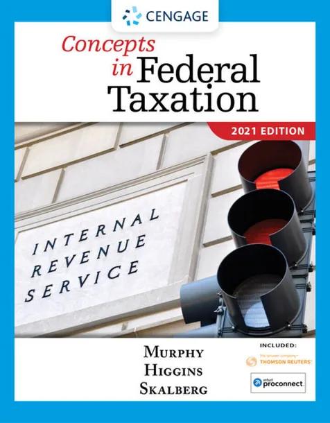 Concepts in Federal Taxation 2021 cover