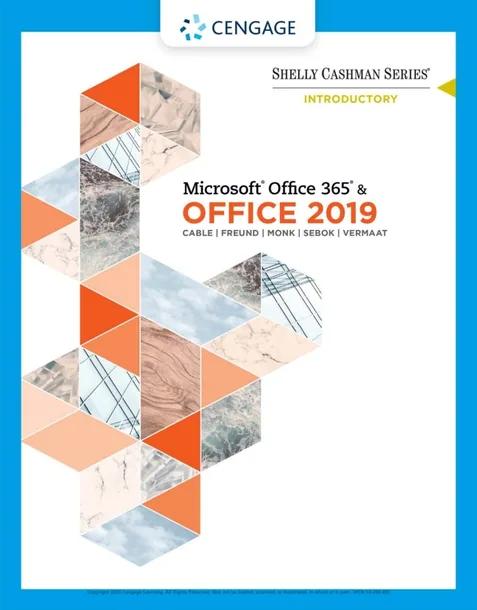 Shelly Cashman Series® Microsoft® Office 365® & Office 2019 Introductory cover