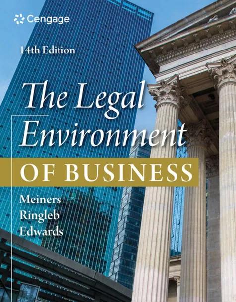 The Legal Environment of Business cover