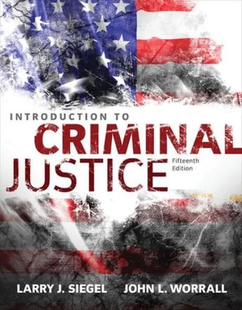 Introduction to Criminal Justice cover