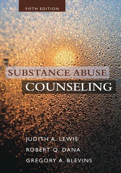 Substance Abuse Counseling cover