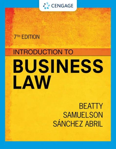 Introduction to Business Law cover