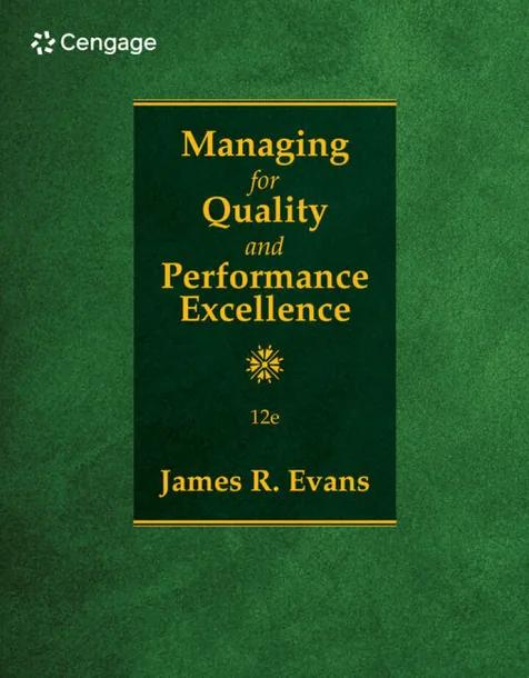 Managing for Quality and Performance Excellence cover