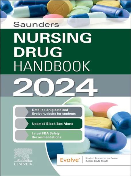 Saunders Nursing Drug Handbook 2024 cover