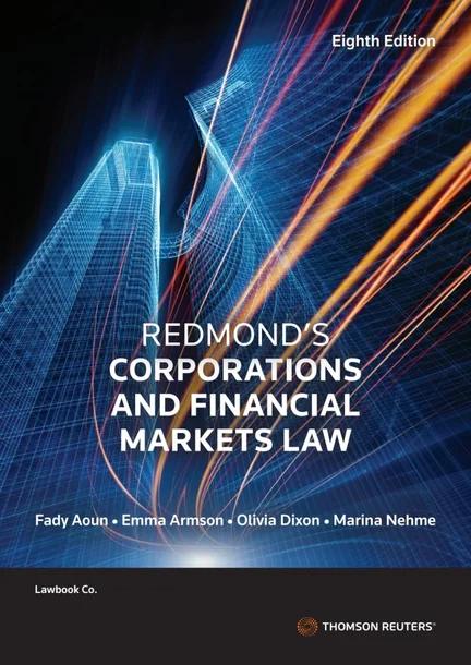 Redmond's Corporations & Financial Markets Law cover