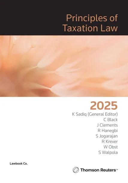 Principles of Taxation Law 2025 cover