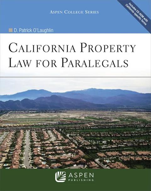California Property Law for Paralegals cover