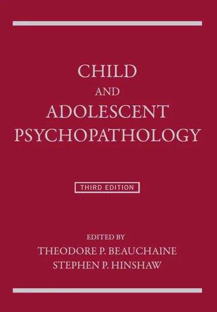 Child and Adolescent Psychopathology cover