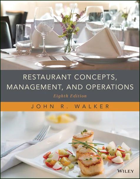 Restaurant Concepts, Management, and Operations cover