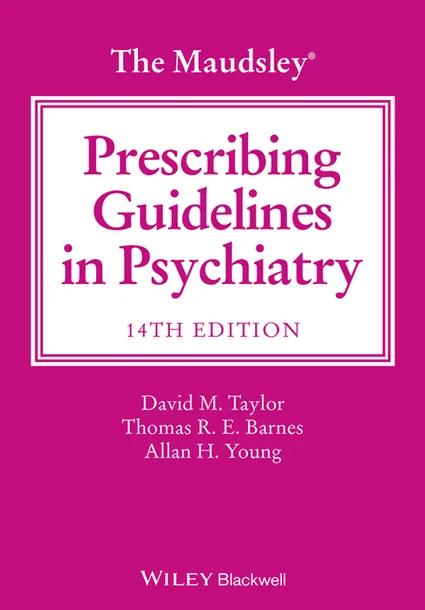 The Maudsley Prescribing Guidelines in Psychiatry cover