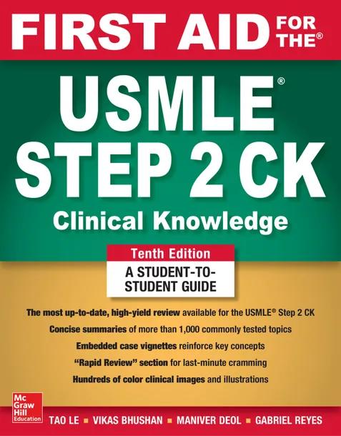 First Aid for the USMLE Step 2 CK cover