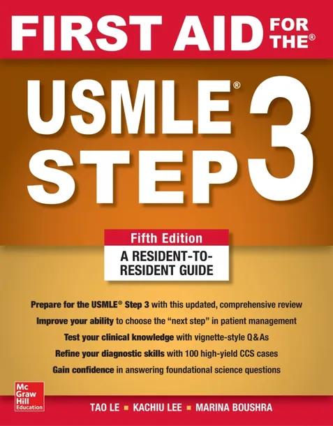 First Aid for the USMLE Step 3 cover