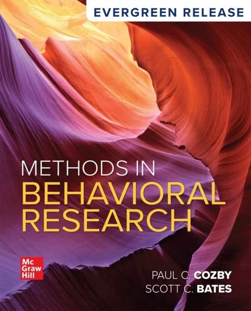 Methods in Behavioral Research cover