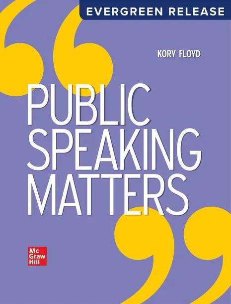Public Speaking Matters cover