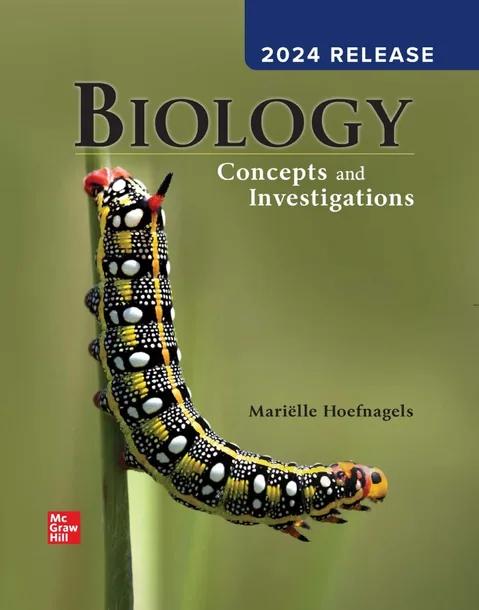 Biology: Concepts and Investigations: 2024 Release