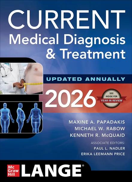 CURRENT Medical Diagnosis and Treatment 2026 cover