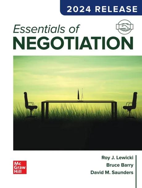 Essentials of Negotiation: 2024 Release cover