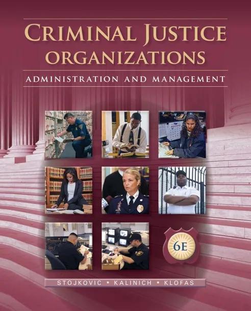 Criminal Justice Organizations cover