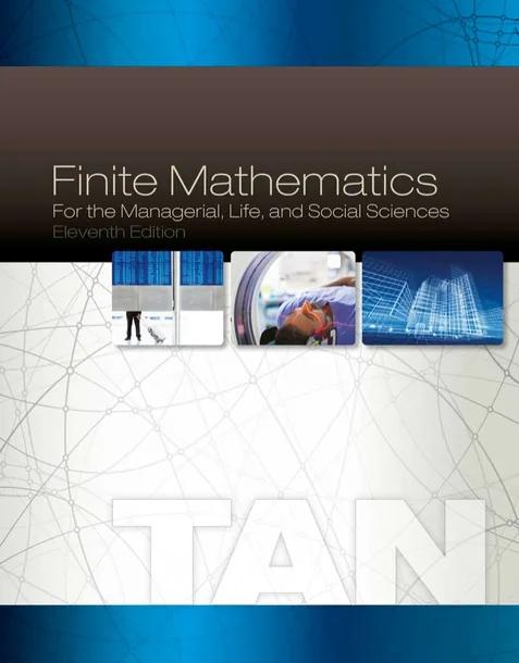 Finite Mathematics for the Managerial, Life, and Social Sciences cover