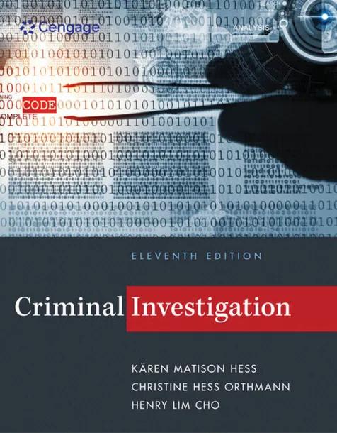 Criminal Investigation cover