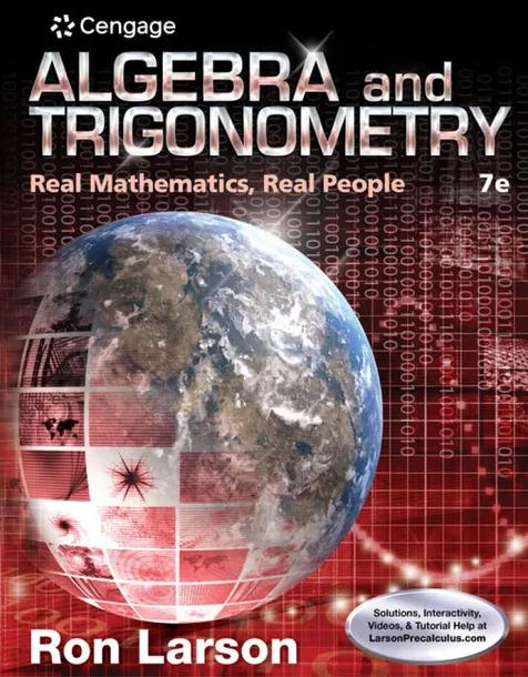 Algebra and Trigonometry cover