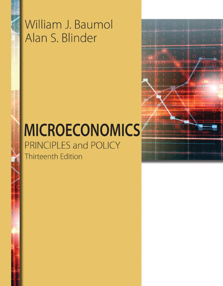 Microeconomics: Principles and Policy cover
