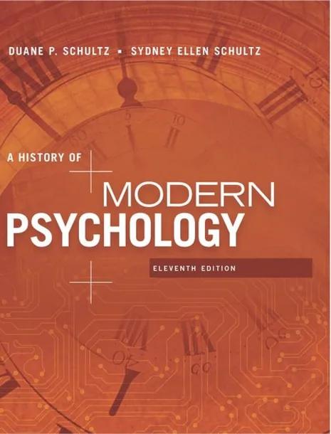 A History of Modern Psychology cover