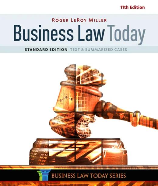 Business Law Today, Standard cover