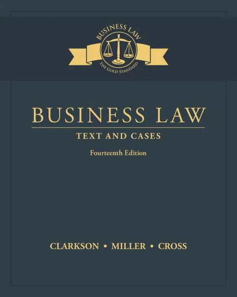 Business Law: Text and Cases cover
