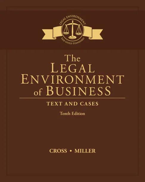 The Legal Environment of Business cover