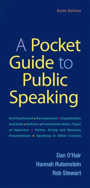 A Pocket Guide to Public Speaking cover