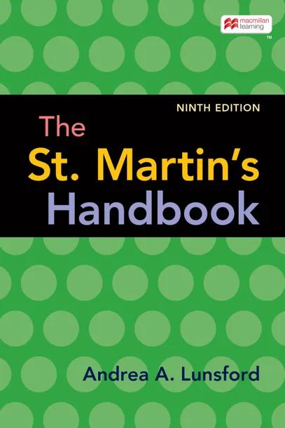 The St. Martin's Handbook cover