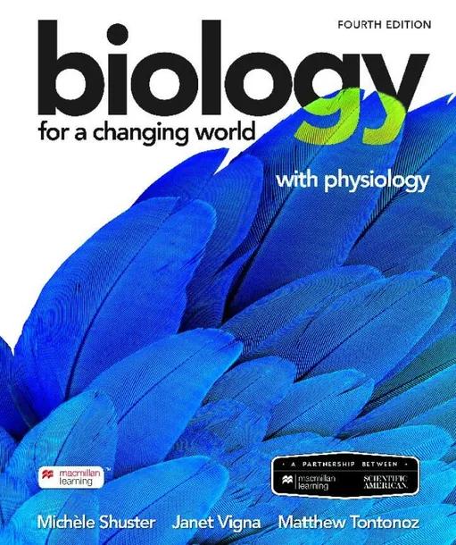 Scientific American Biology for a Changing World with Physiology