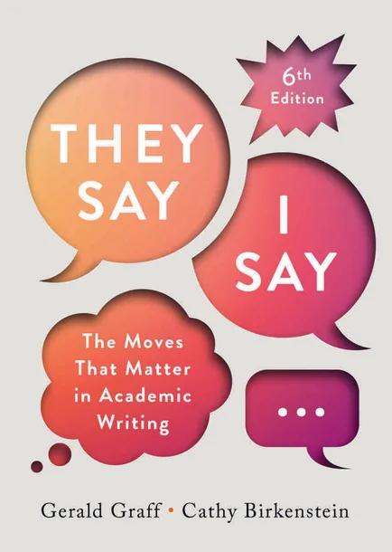 "They Say / I Say" cover