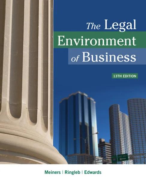 The Legal Environment of Business cover