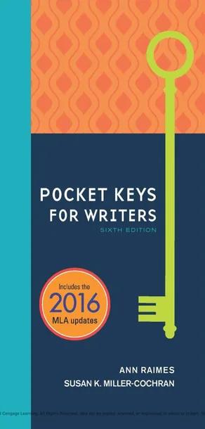Pocket Keys for Writers with APA Updates